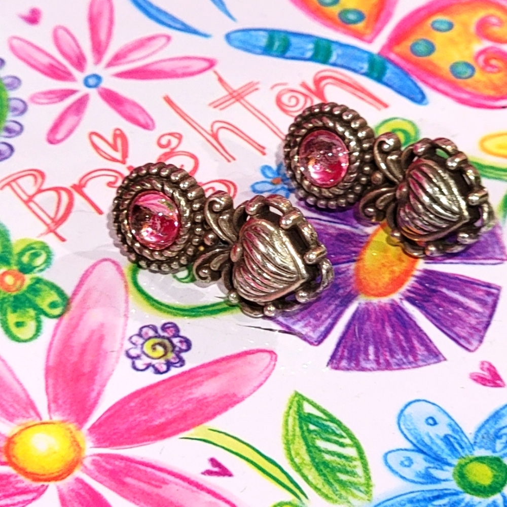 BRIGHTON RETIRED EXTREMELY RARE CRYSTAL ALLURE POST EARRINGS NWOT